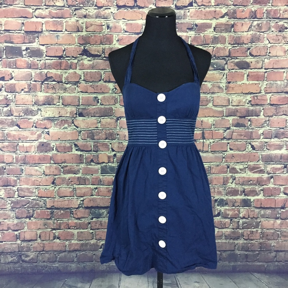 Rugby Fox Blue Summer Midi Dress
